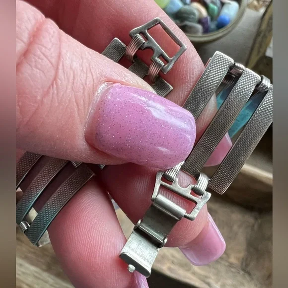 Vintage Sterling Silver Bracelet - Picture 6 of 6